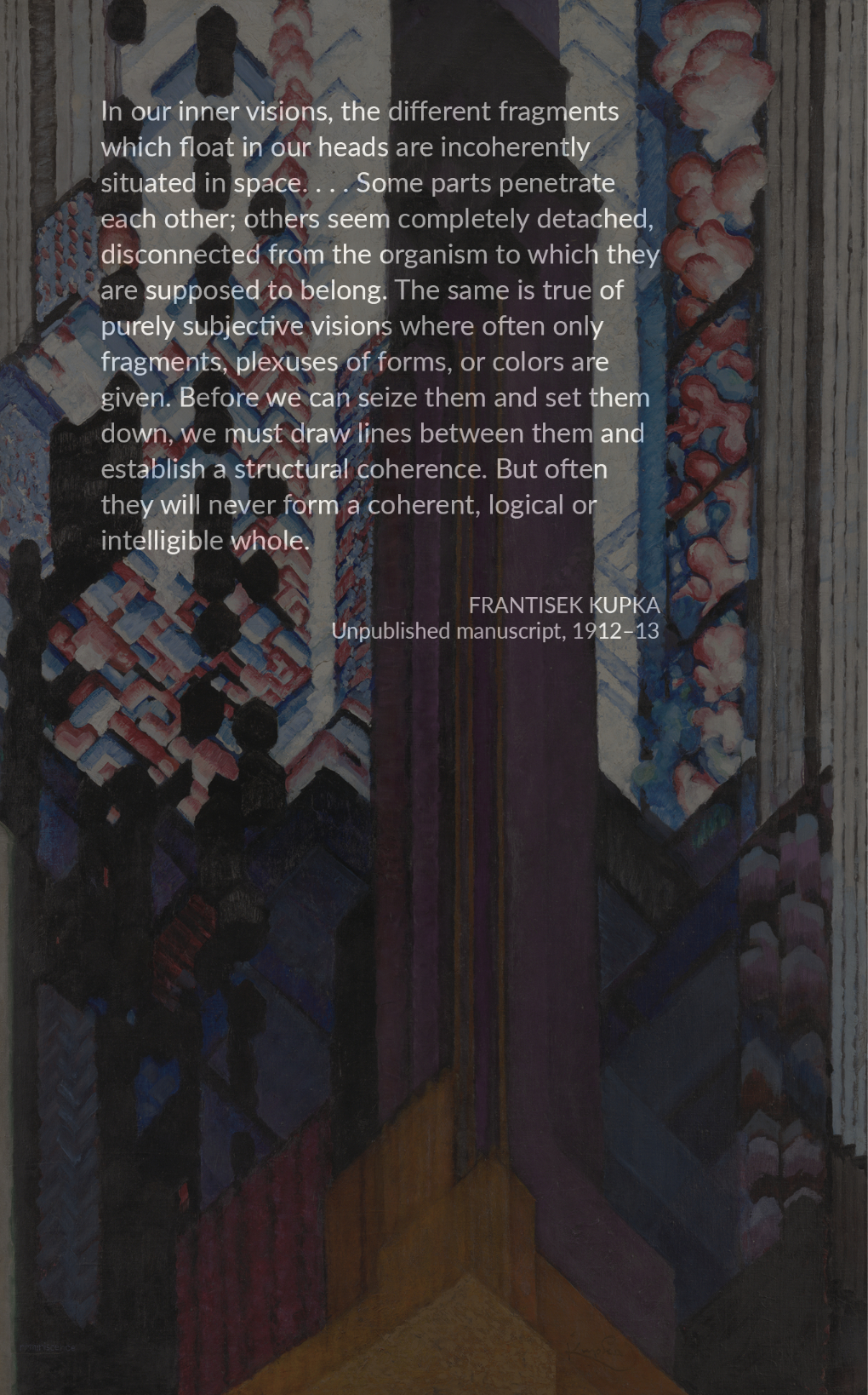 Shatter Rupture Break | Online Scholarly Catalogue | Art Institute of Chicago | Reminiscence of a Cathedral