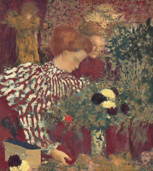 Édouard Vuillard (French, 1868–1940). The Striped Blouse, 1895. Oil on canvas; 65.7 × 58.7 cm (25 7/8 × 23 1/8 in.). National Gallery of Art, Washington, D.C.