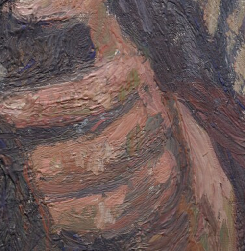 Camille Pissarro, Woman Mending, 1895, The Art Institute of Chicago, 1959.636