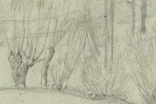 Camille Pissarro, Landscape in Montfoucault, c. 1880, The Art Institute of Chicago, 1984.639