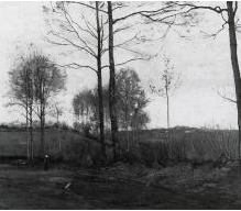 Camille Pissarro (French, 1830–1903). Landscape in Montfoucault, c. 1864. Oil on canvas; 46 × 55 cm (18 1/8 × 21 11/16 in.). Robert F. Woolworth, New York.
