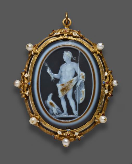 Online Scholarly Catalogue | Art Institute of Chicago | Roman Art | Cameo Portraying Emperor Claudius as Jupiter