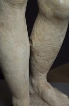 Roman Art | Online Scholarly Catalogue | Art Institute of Chicago | Detail of the Statue of the Aphrodite of Knidos, 2nd century A.D.