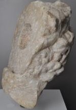 Roman Art | Online Scholarly Catalogue | Art Institute of Chicago | Detail of Portrait of a Man, mid-3rd century A.D.