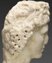 Roman Art | Online Scholarly Catalogue | Art Institute of Chicago | Detail of Portrait of a Man, mid-3rd century A.D.