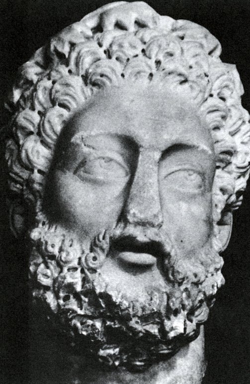  Portrait of Commodus, in Cornelius C. Vermeule, Roman Imperial Art in Greece and Asia Minor (Belknap Press of Harvard University Press, 1968), p. 290, fig. 153
