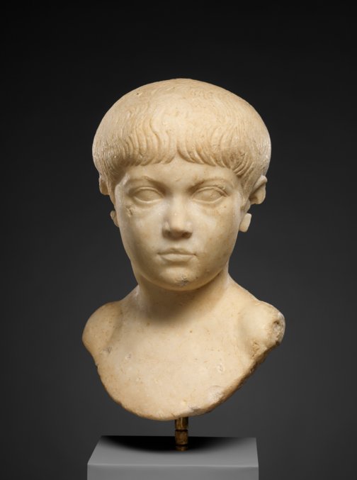 Marble portrait bust of a boy, Metropolitan Museum of Art, New York