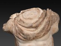 Roman Art | Online Scholarly Catalogue | Art Institute of Chicago | Detail of a Fragment of a Portrait Statue of a Man