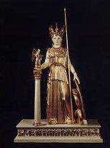 Reconstruction of the statue of Athena Parthenos, Royal Ontario Museum