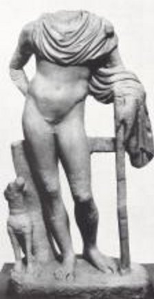 Roman Art | Online Scholarly Catalogue | Art Institute of Chicago | Statue of Meleager from Salamis, Cyprus Museum, Nicosia