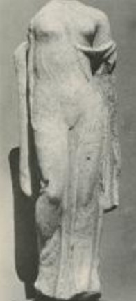 Statuette of Venus Genetrix, Museo Ostiense, in Margarete Bieber, Ancient Copies: Contributions to the History of Greek and Roman Art (New York University Press