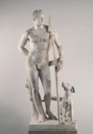 Roman Art | Online Scholarly Catalogue | Art Institute of Chicago | Statue of Meleager, Staatliche Museen zu Berlin