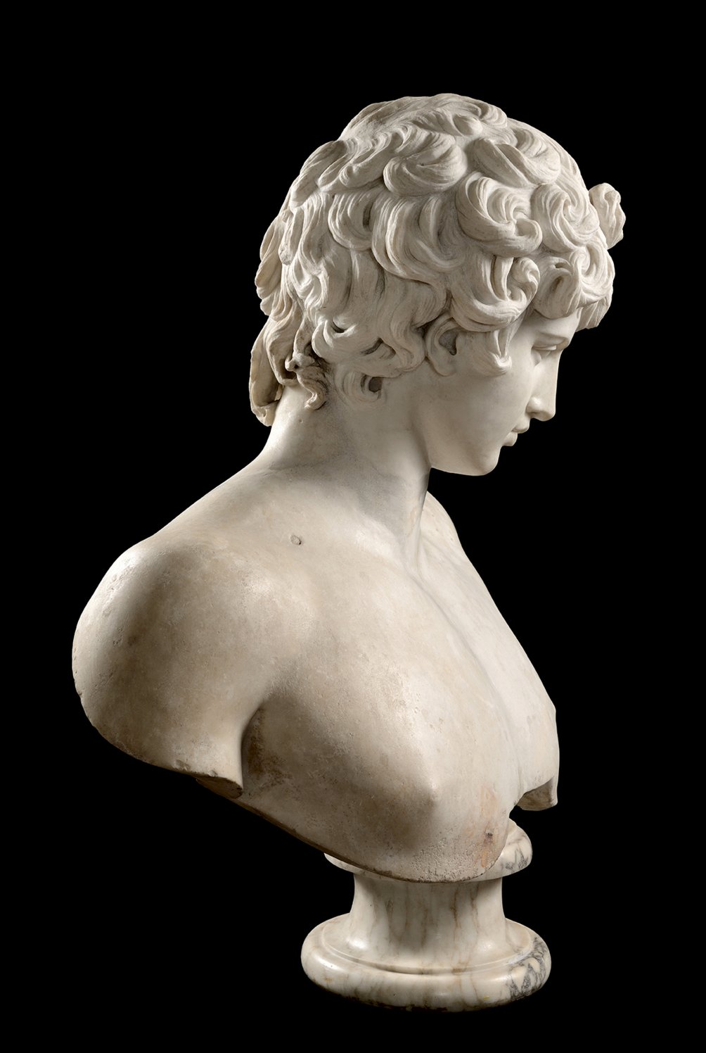 Bust of Antinous, 1st half of the 2nd century.