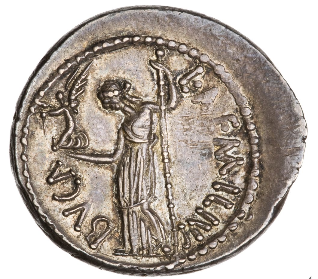 Denarius of Julius Caesar depicting Venus on the reverse, British Museum, American Numismatic Society, New York