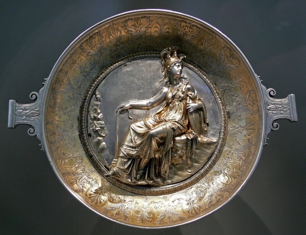 Roman Art | Online Scholarly Catalogue | Art Institute of Chicago | Athena Bowl, 2nd half of the 2nd century B.C. Staatliche Museen zu Berlin, Antikensammlung.