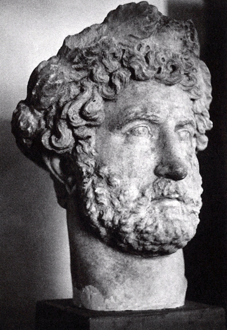Roman Art | Online Scholarly Catalogue | Art Institute of Chicago | Bust of Hadrian