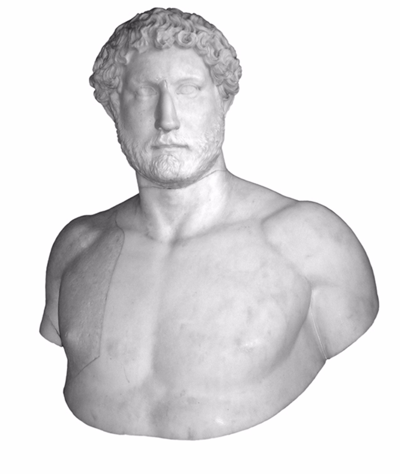 Roman Art | Online Scholarly Catalogue | Art Institute of Chicago | Portrait Bust of Hadrian, Musei Vaticani, Museo Pio-Clementino