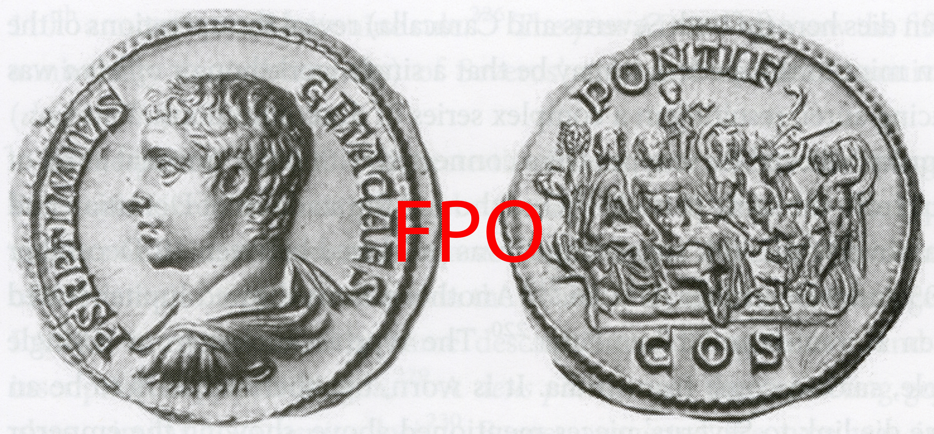 Aureus of Geta displaying the marriage of Bacchus and Ariadne and the legend PONTIF COS, RIC IV.1 Geta 33, in Clare Rowan, Under Divine Auspices: Divine Ideology and the Visualisation of Imperial Power in the Severan Period (Cambridge University Press, 20