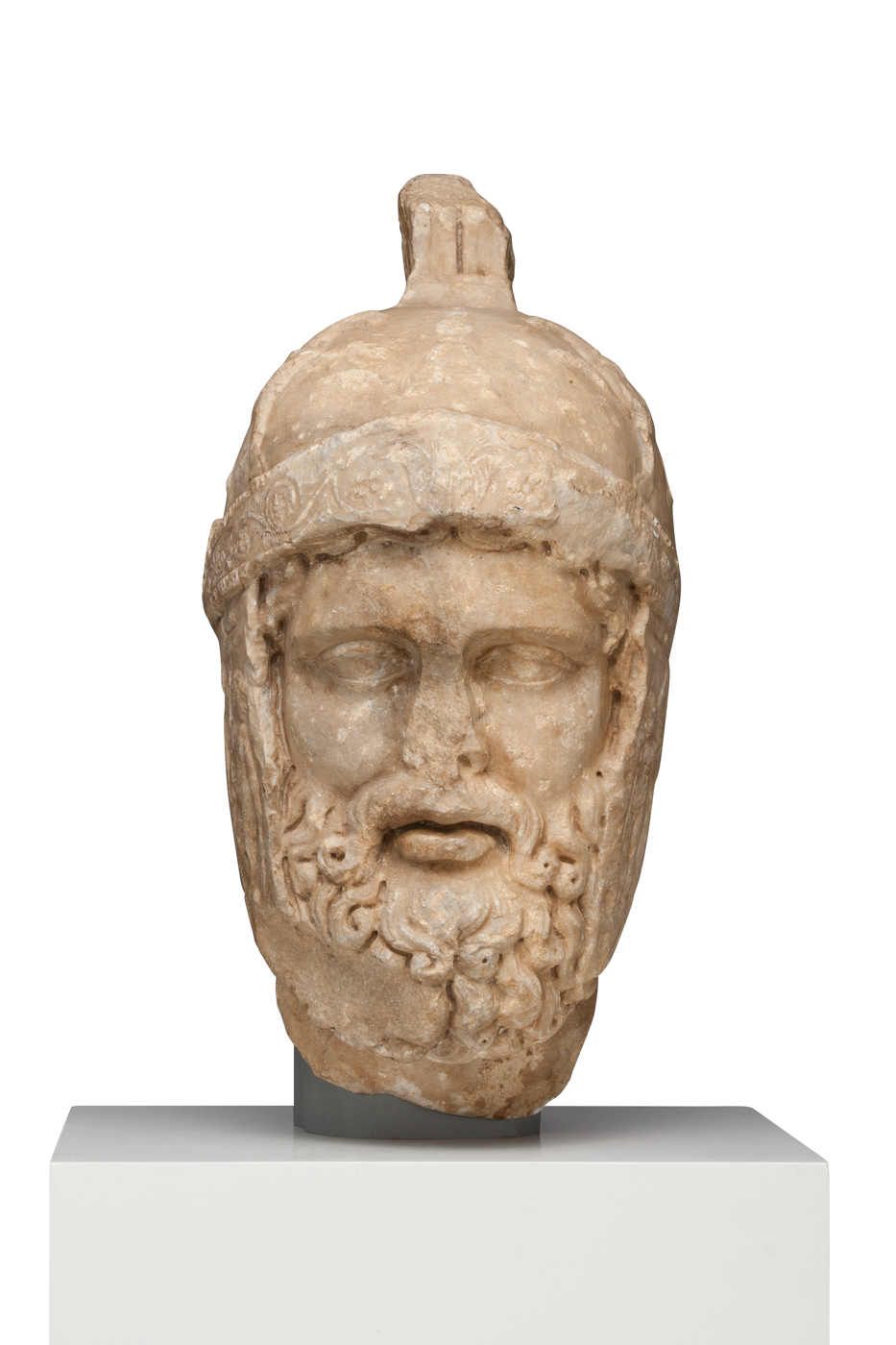 Roman Art | Online Scholarly Catalogue | Art Institute of Chicago | Head of Mars, 2nd century A.D.