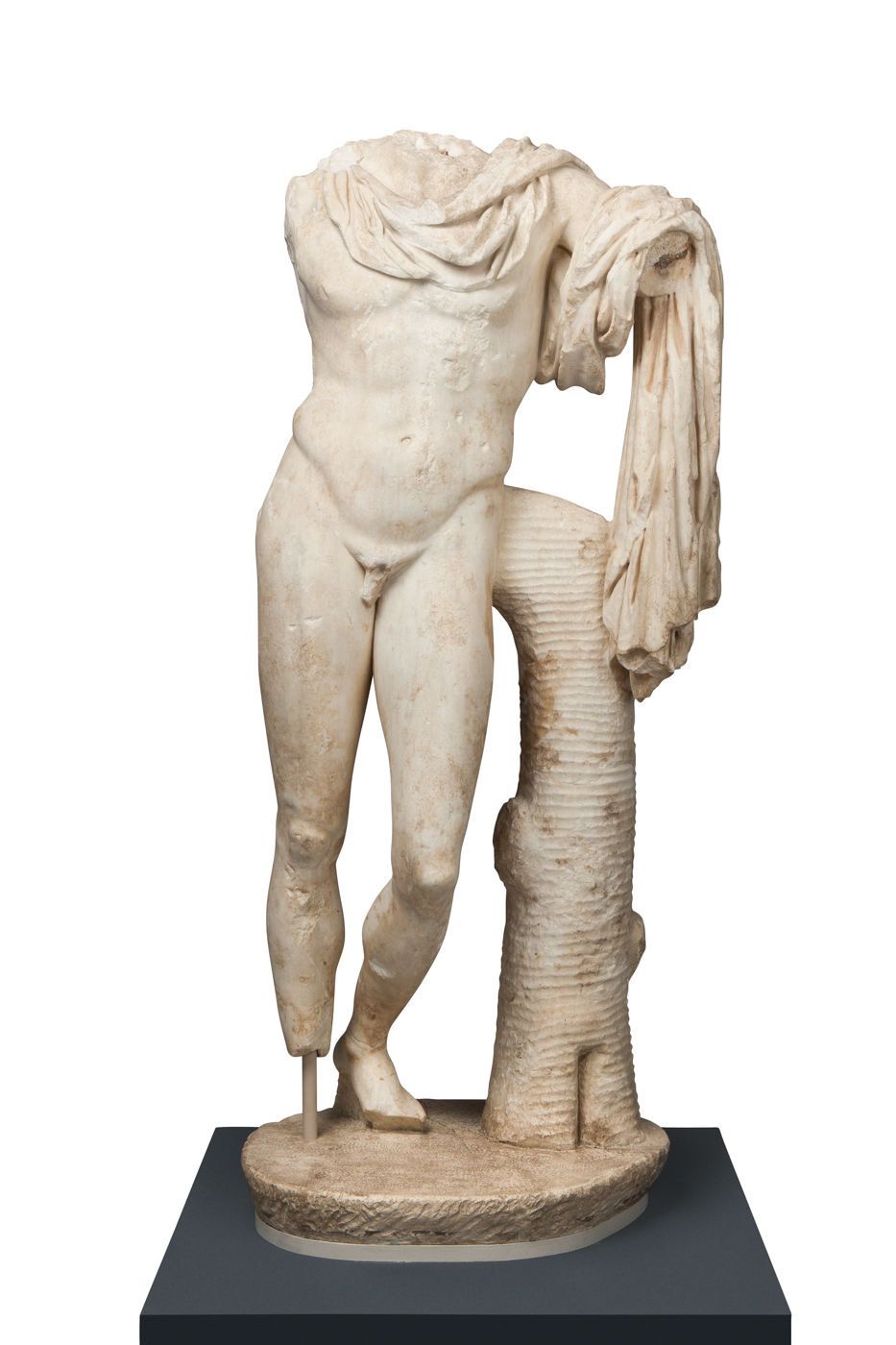 Roman Art | Online Scholarly Catalogue | Art Institute of Chicago | Statue of Meleager, 1st/2nd century A.D.