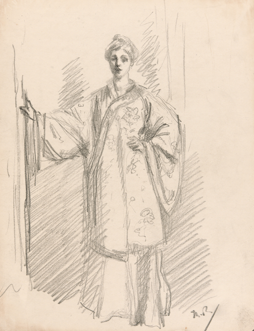 Roussel, Standing Figure in a Chinese Gown, 1890-94, AIC, 2011.617